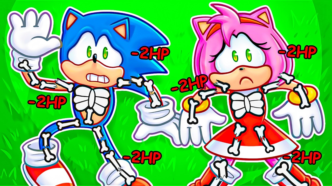 SONIC E AMY QUEBRARAM 392.953.493 OSSOS NO ROBLOX!