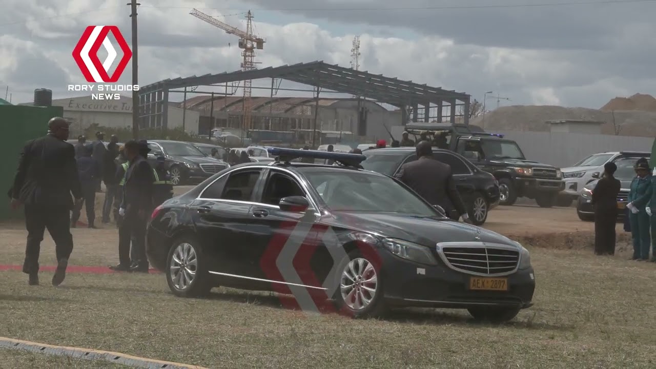 President Mnangagwa arriving at RGM Airport 14 July 2023