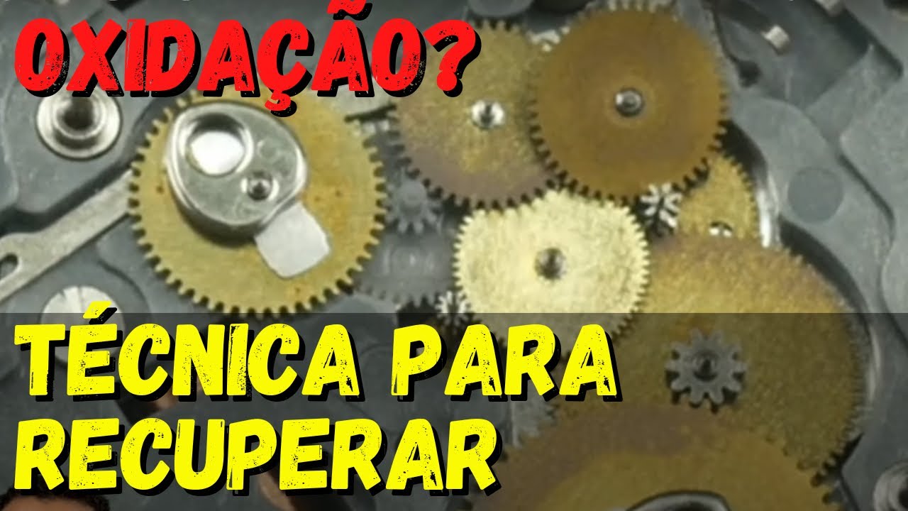 Segredo incrível: Restaurando engrenagens OXIDADAS do Casio Edifice, OS84 Ezequias Relojoeiro