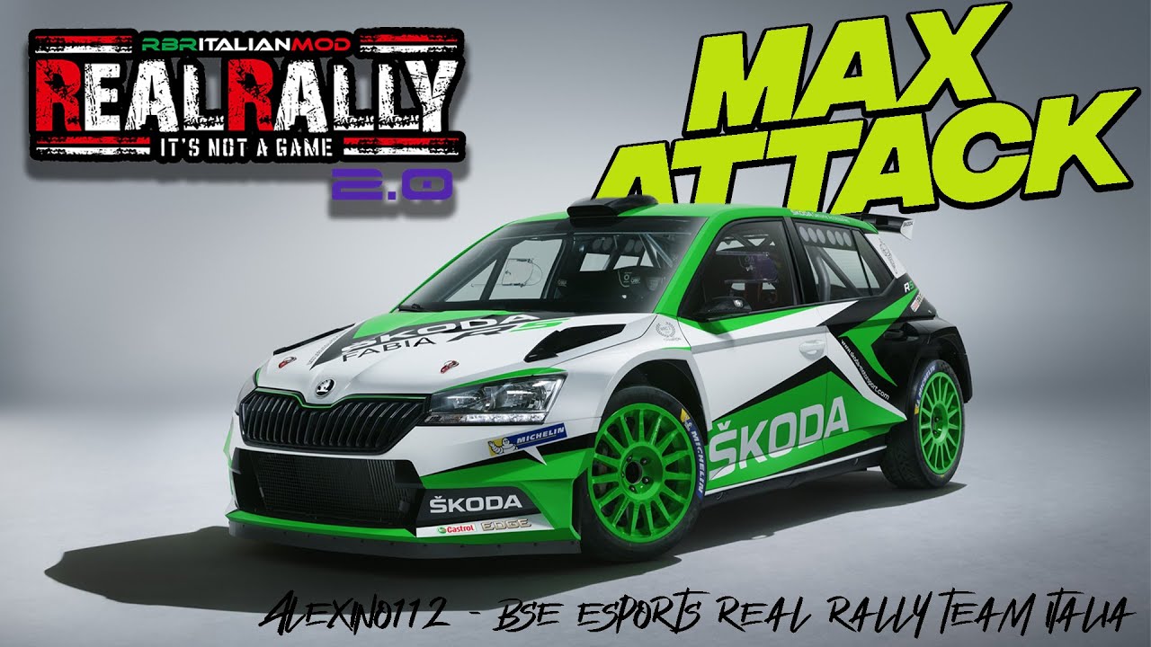SKODA FABIA RALLY 2 MAX ATTACK - Hondarribia - REAL RALLY 2.0 ( NEW UPDATE )
