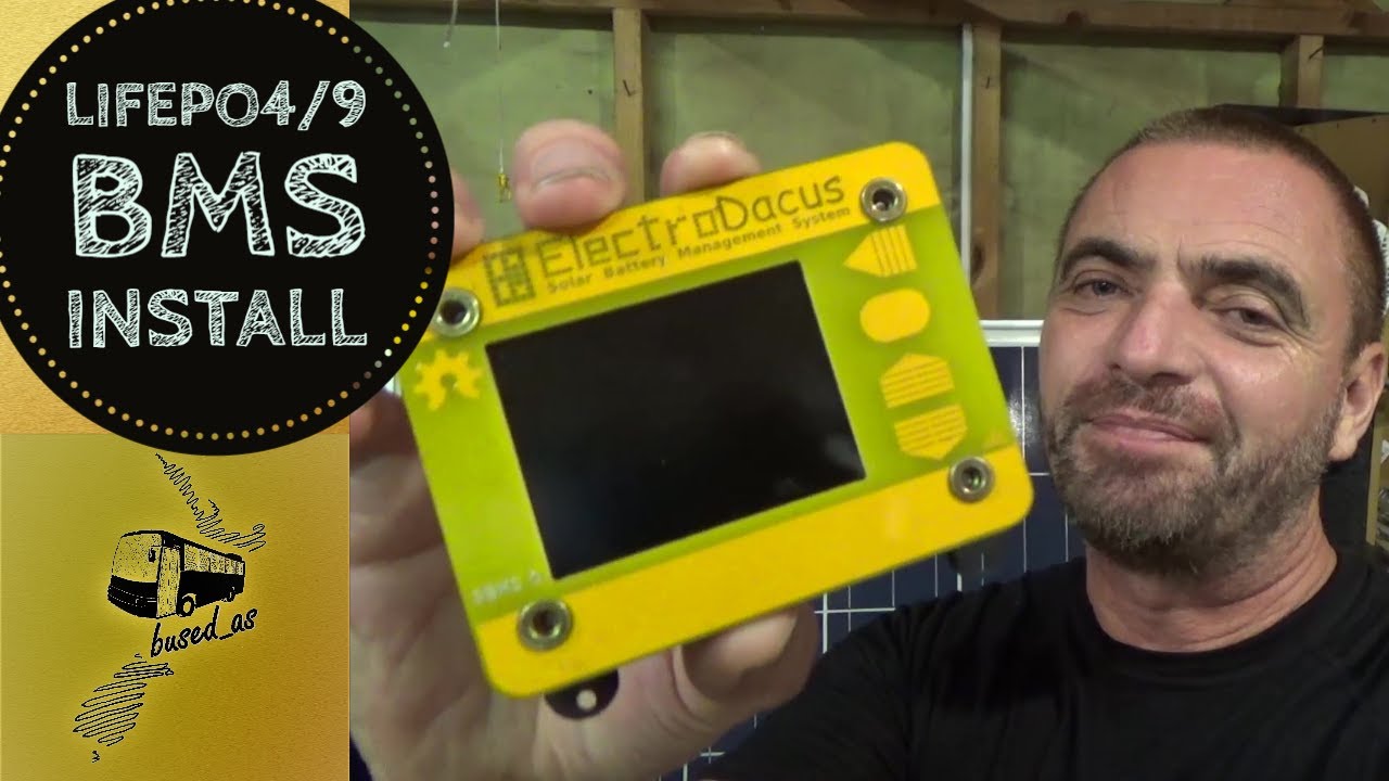 LiFePo4 Electrodacus SBMS0 Installation | Installing the best LiFePo4 Solar BMS with Bused As