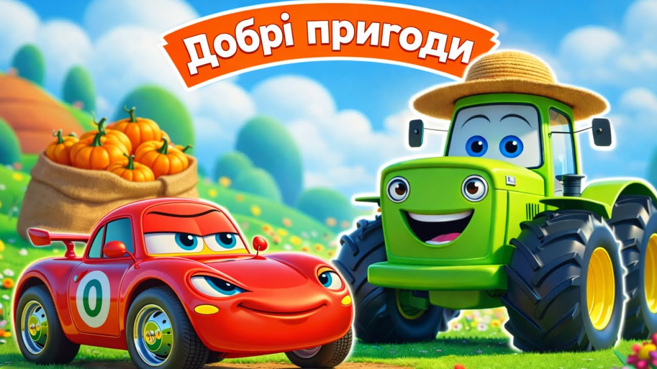 Пригоди Трактора Макса 🚜 | Три добрі казки про дружбу, допомогу та доброту |Дитячі казки українською
