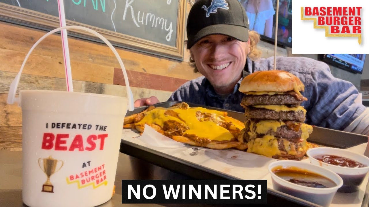 UNDEFEATED 6LB BEAST BURGER CHALLENGE IN DETROIT!