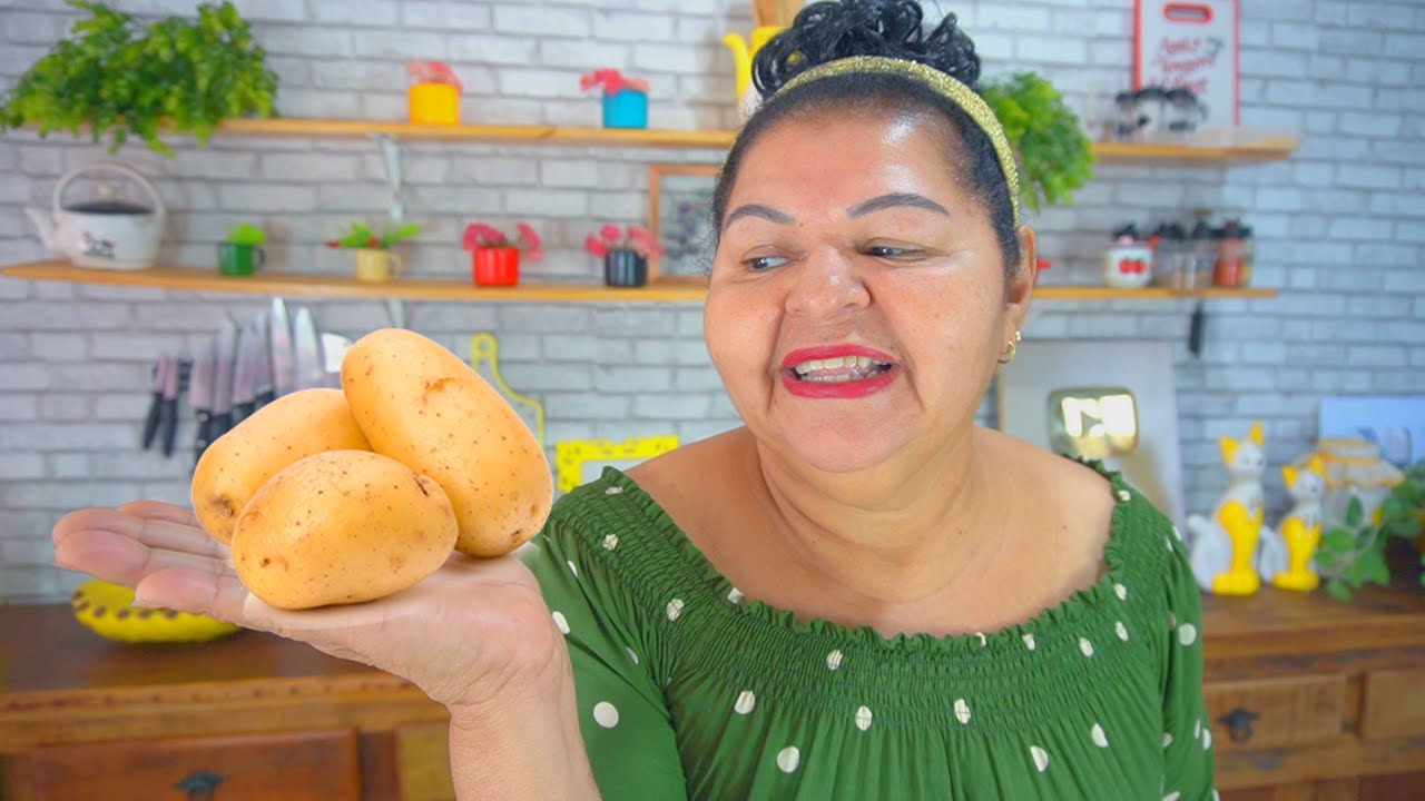 O QUE FAZER COM BATATA!! RECEITA DELICIOSA E SUPER FÁCIL!!