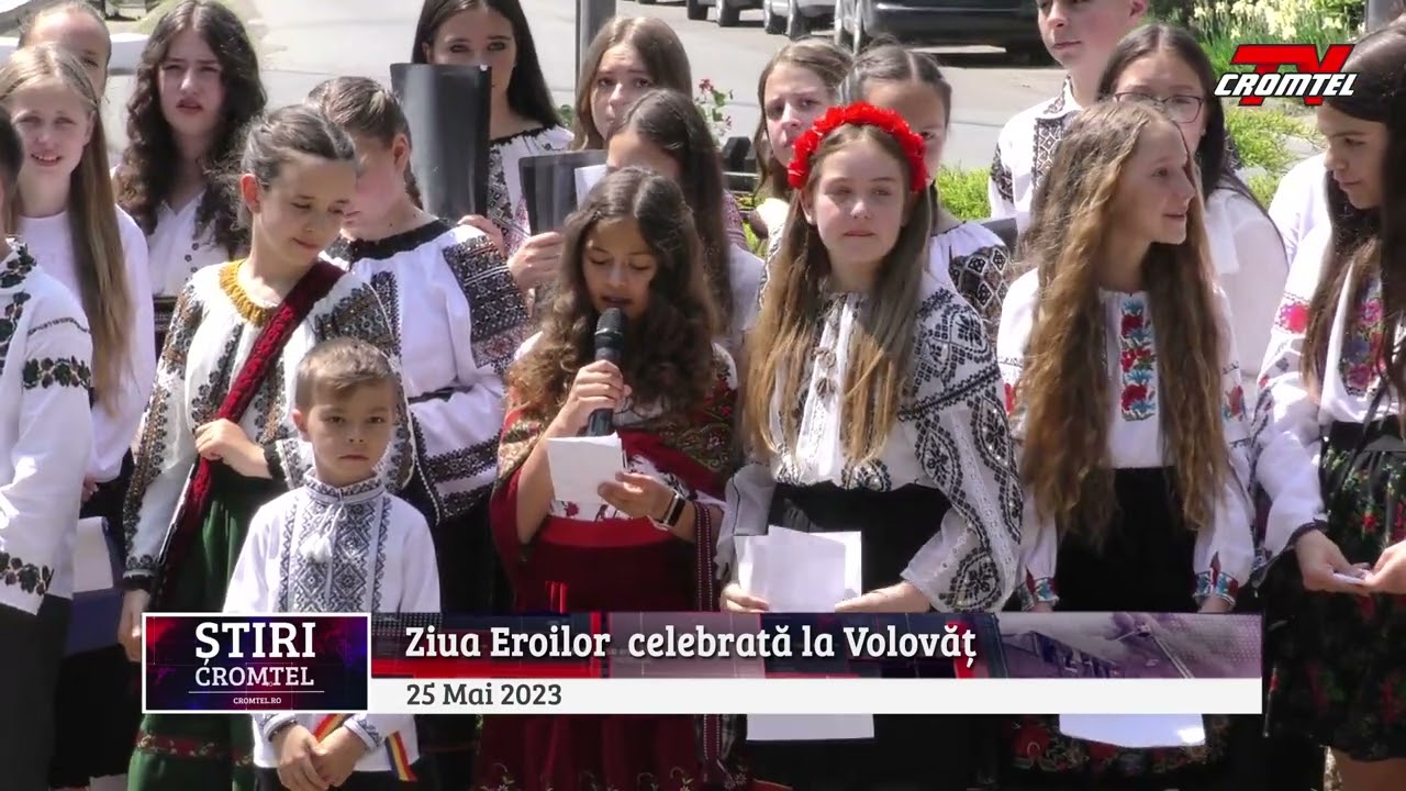 Cu prilejul acestei sărbători, la Volovăț a fost organizată o ceremonie
