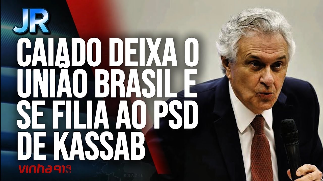 CAIADO DEIXA O UNIÃO BRASIL E SE FILIA AO PSD DE KASSAB - Jornal Realidade - Ao Vivo - 28/01