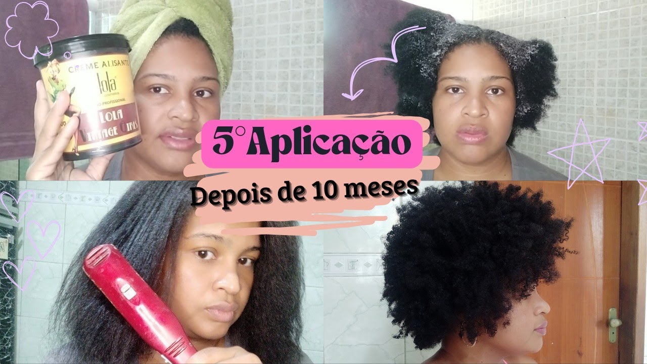 RETOQUE ALISANTE DA LOLA 5°APLIÇÃO / ANTIGO HAIR BOTOX