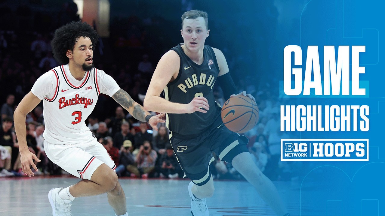 Purdue at Ohio State | HIGHLIGHTS | Big Ten Men's Basketball | 03/01/26