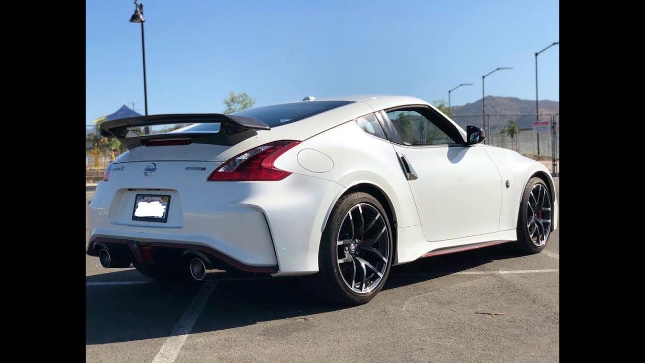 Nissan 370z Nismo — снятие штатного спойлера и установка карбонового спойлера Seibon