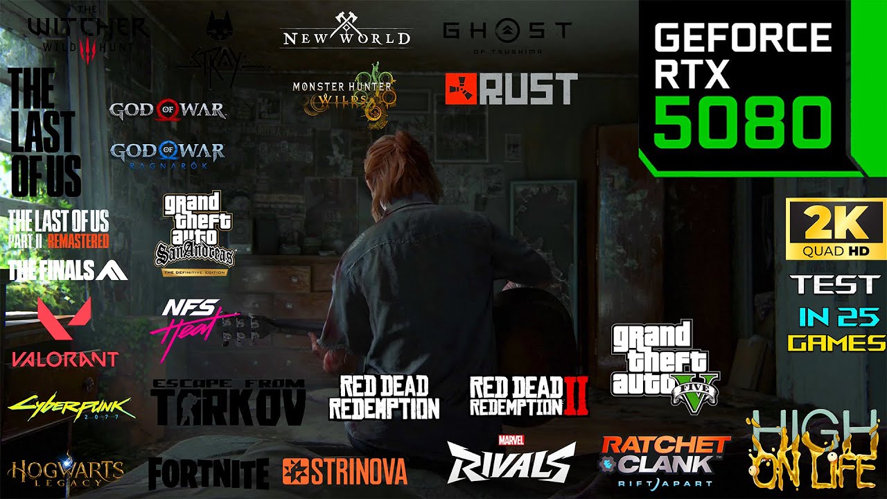9800X3D RTX 5080 TESTED IN 25 GAMES