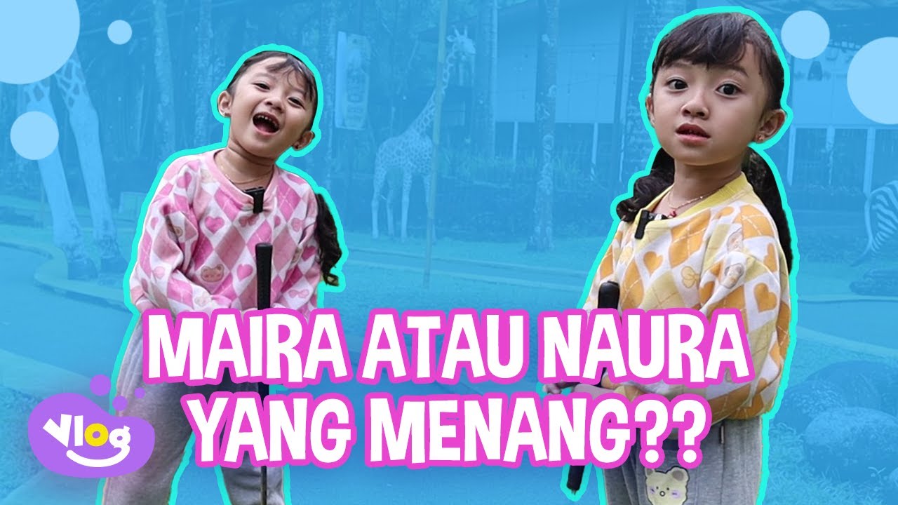 TANDING MINI GOLF! MAIRA VS NAURA | TWINSVLOG
