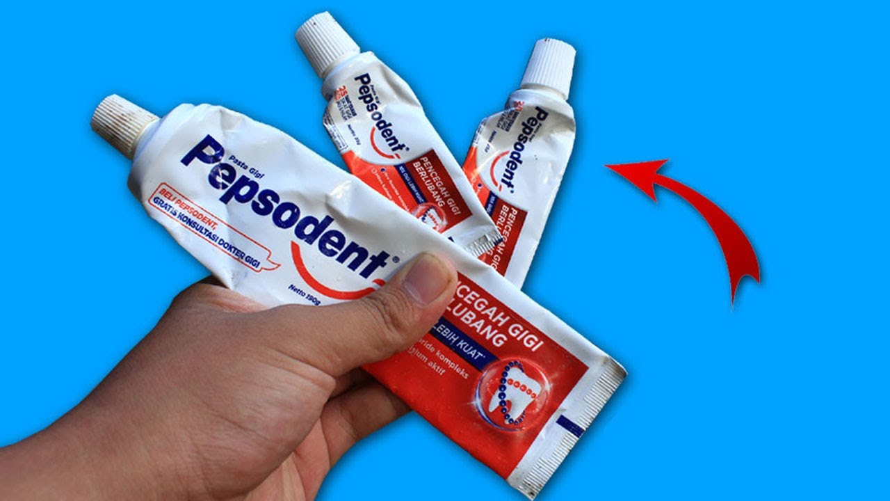 Amazing Crafts With Empty Toothpaste Tubes | Empty Tube Recycling