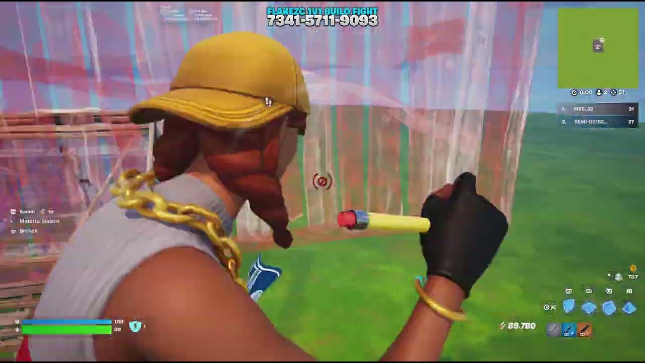 Fortnite Flakezc 1v1 gegen Mks_32 und MegaRemixYT 