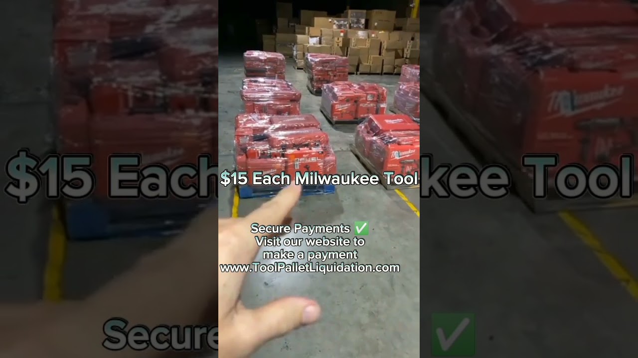 #milwaukee #dewalt #tools #sale #pallet #liquidation #construction