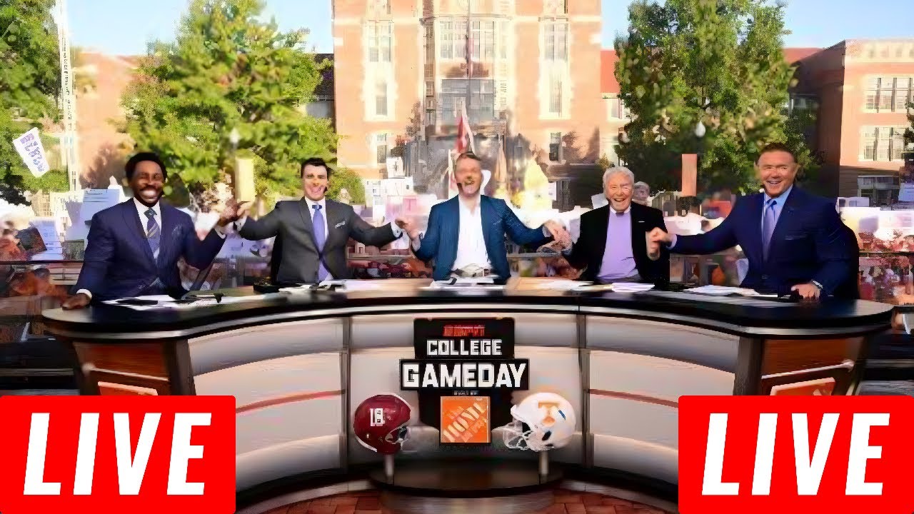 ESPN College Football Gameday LIVE MICHAEL PHELPS | College Football Week 2