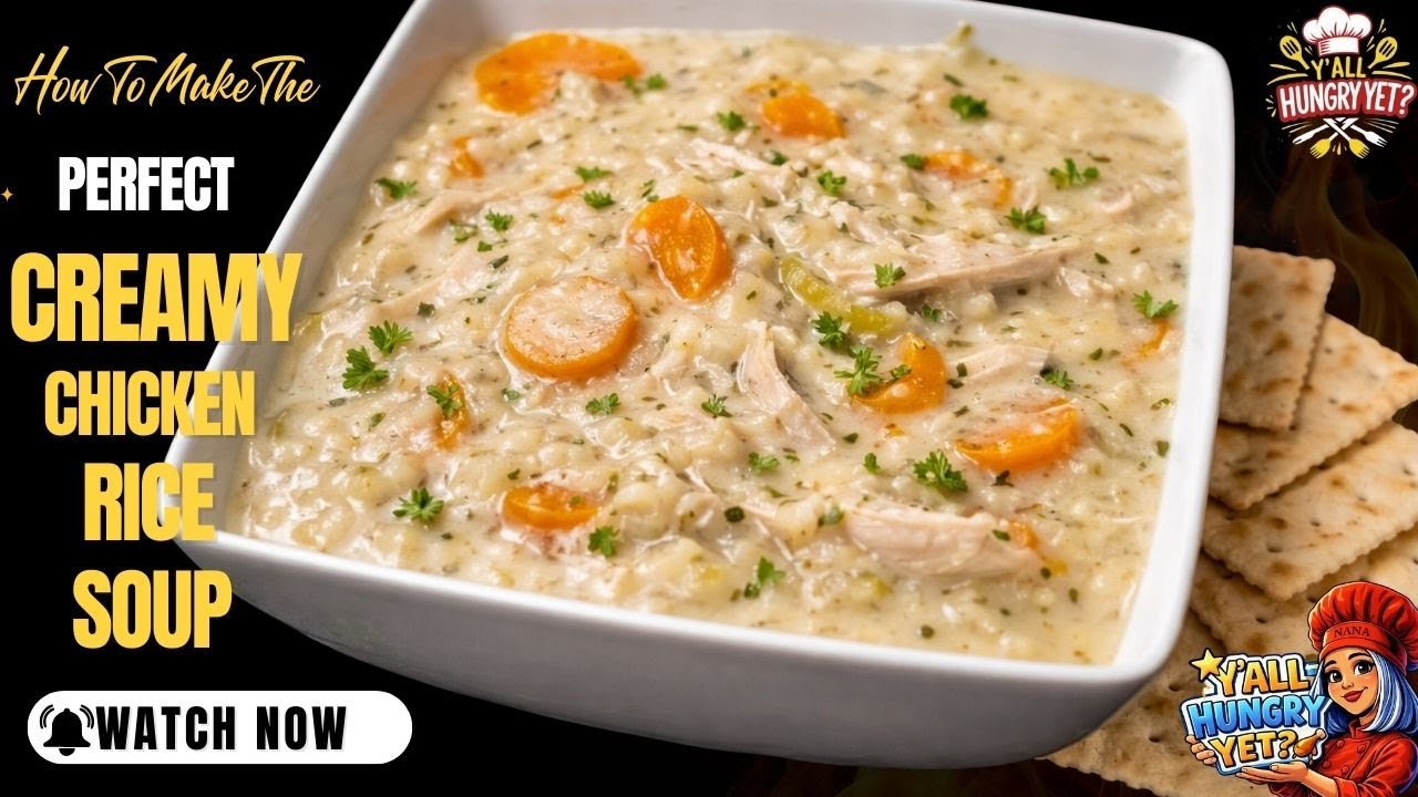 HOW TO MAKE CREAMY CHICKEN RICE SOUP