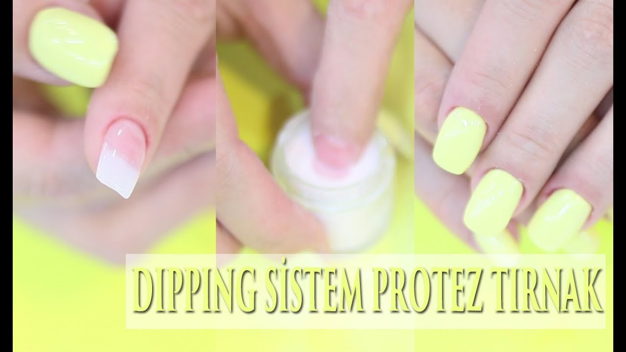 Evde Dipping Sistem Protez Tırnak Yapımı