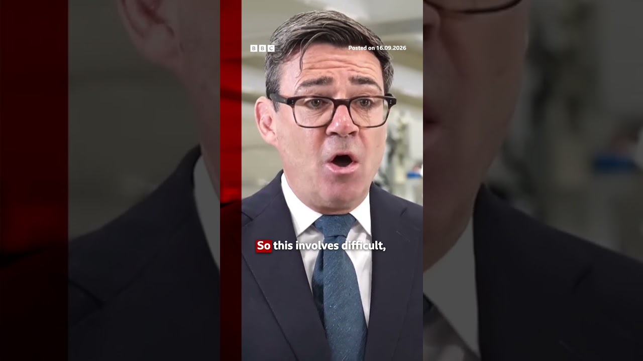 UK PM Andy Burnham reacts to village that voted to leave the UK. #BBCNews