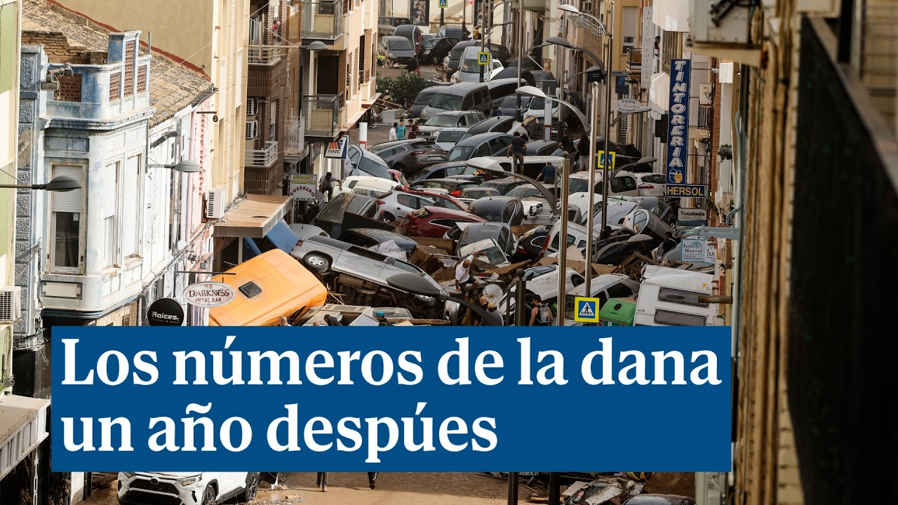 Los n&uacute;meros de la dana un a&ntilde;o despu&eacute;s: 229 mueros, miles de heridos y vidas rotas