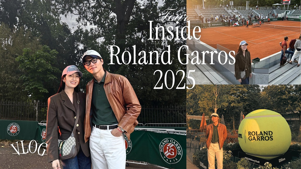 🎾 Roland Garros Experience 2025 | Еда, магазины, корты и советы по билетам! 🇫🇷