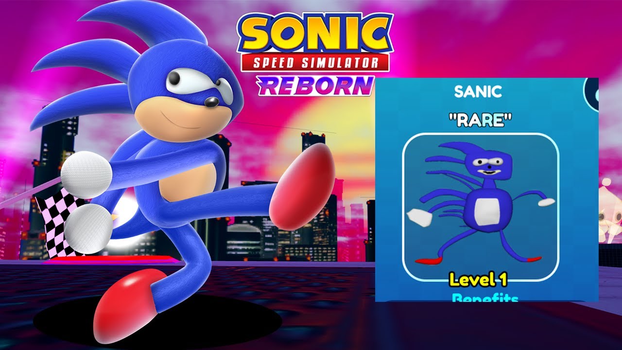 Unlock Sanic & YOU, Synth City Returns, ALL 25 SWITCHES! (Sonic Speed Simulator)