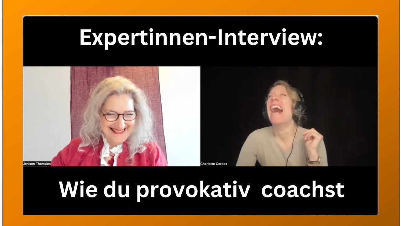 Provokativer Stil mit Dr.Charlotte Cordes und Jenison Thomkins