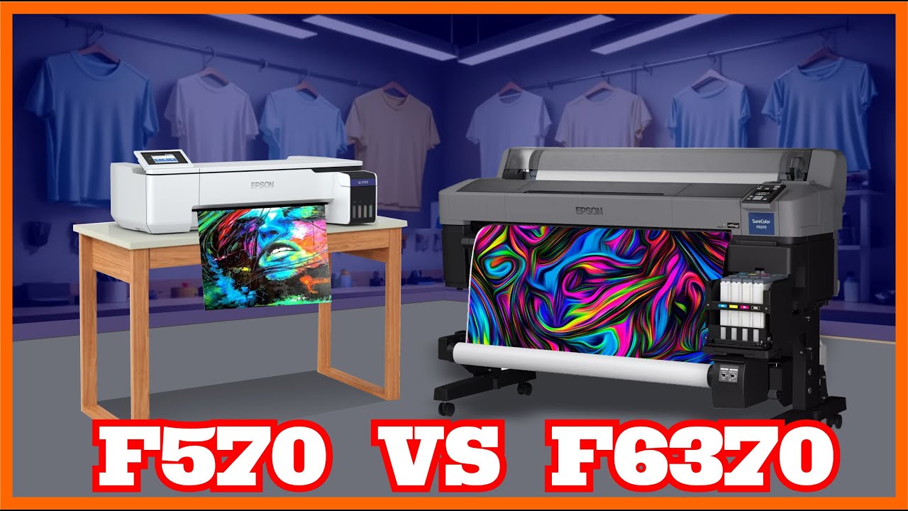 F570 vs F6370 #epson #sublimação #sublimaçãototal #sublimacao #f6470 #f6470h #9470 #malharia #f570