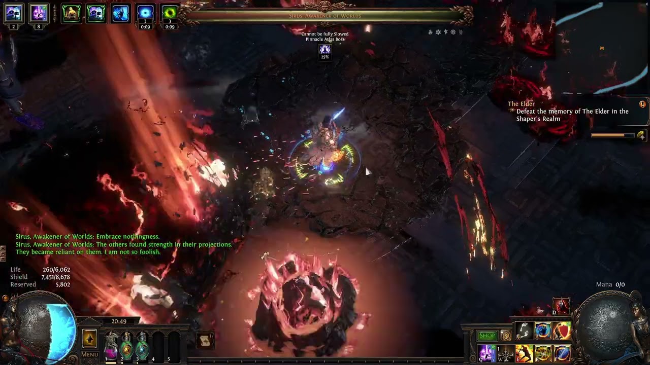 Hexblast Of Contradiction Energy Blade İnquisitor Uber Sirus 3.25