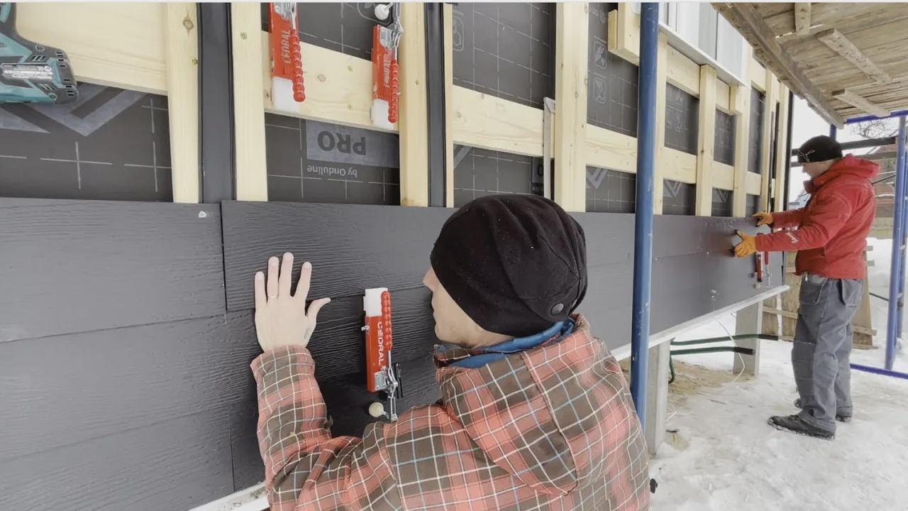 How to Install Fiber Cement Siding on a 1,500 Sq Ft SIP House