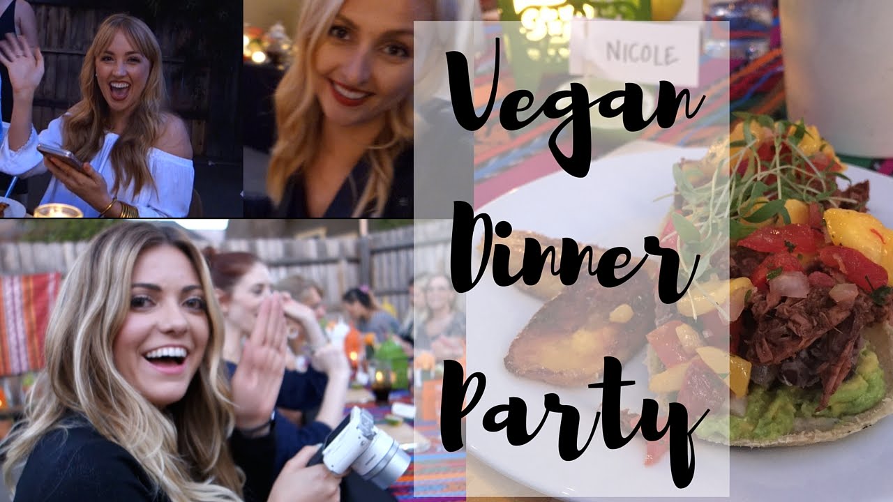 Epic Vegan Dinner Party w/ Dani Lauren | #spontaneadinner | MissVranHalen