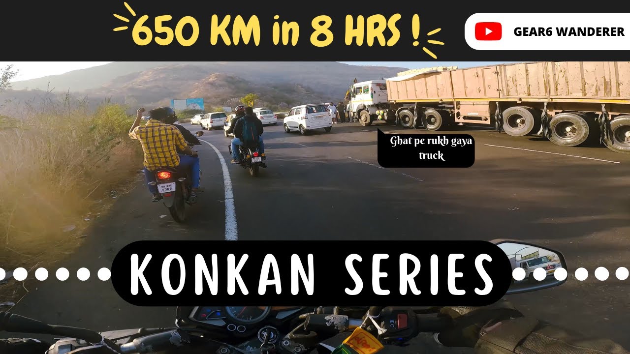 mumbai to konkan ride | Mumbai to sawantwadi 650 km in 8 hour | konkan series