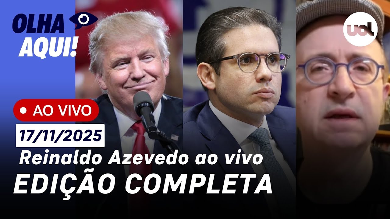 Reinaldo ao vivo: Motta fala em urg&ecirc;ncia do PL Antifac&ccedil;&atilde;o; Tarc&iacute;sio x Lula; elei&ccedil;&otilde;es no Chile e+