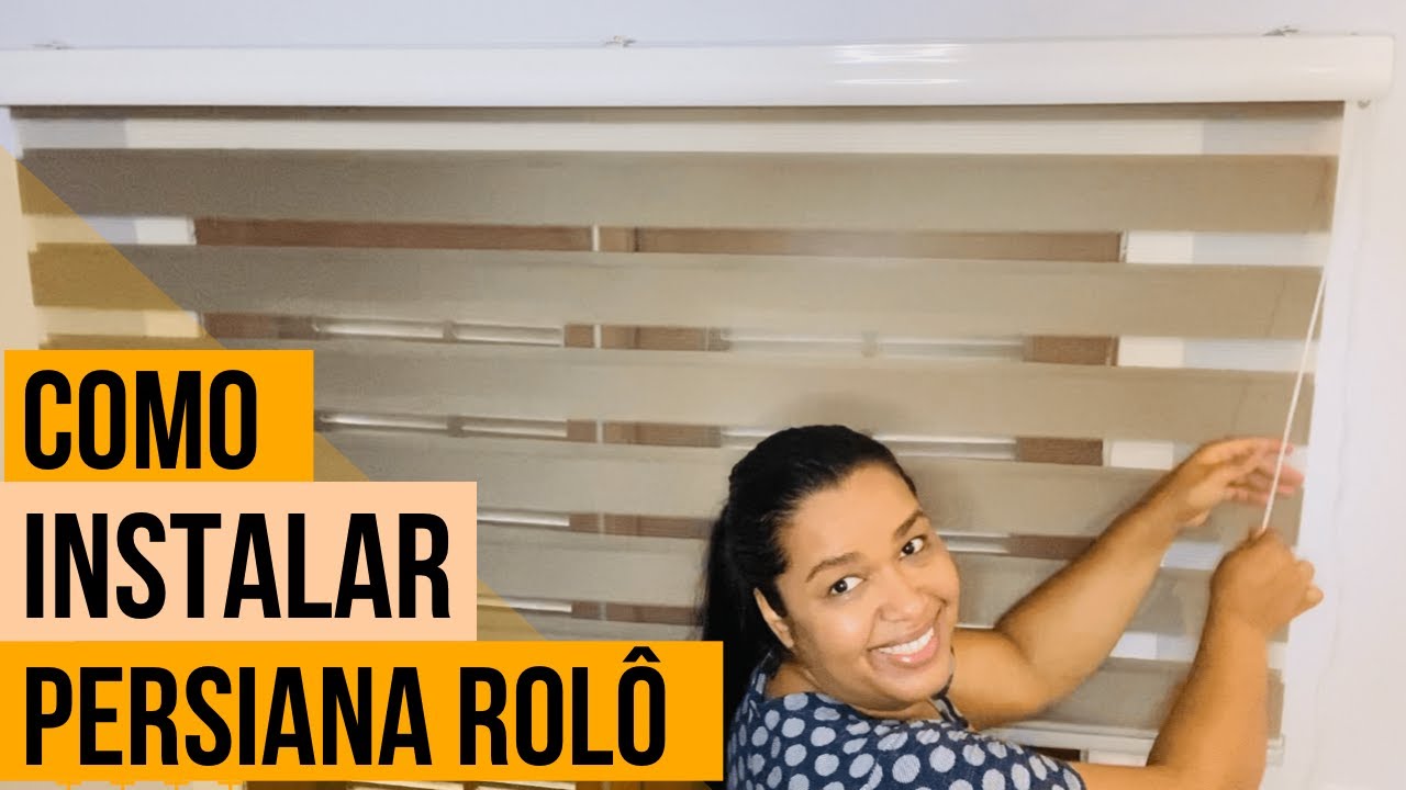 Como instalar PERSIANA ROLÔ. Você consegue! É MUITO FÁCIL!