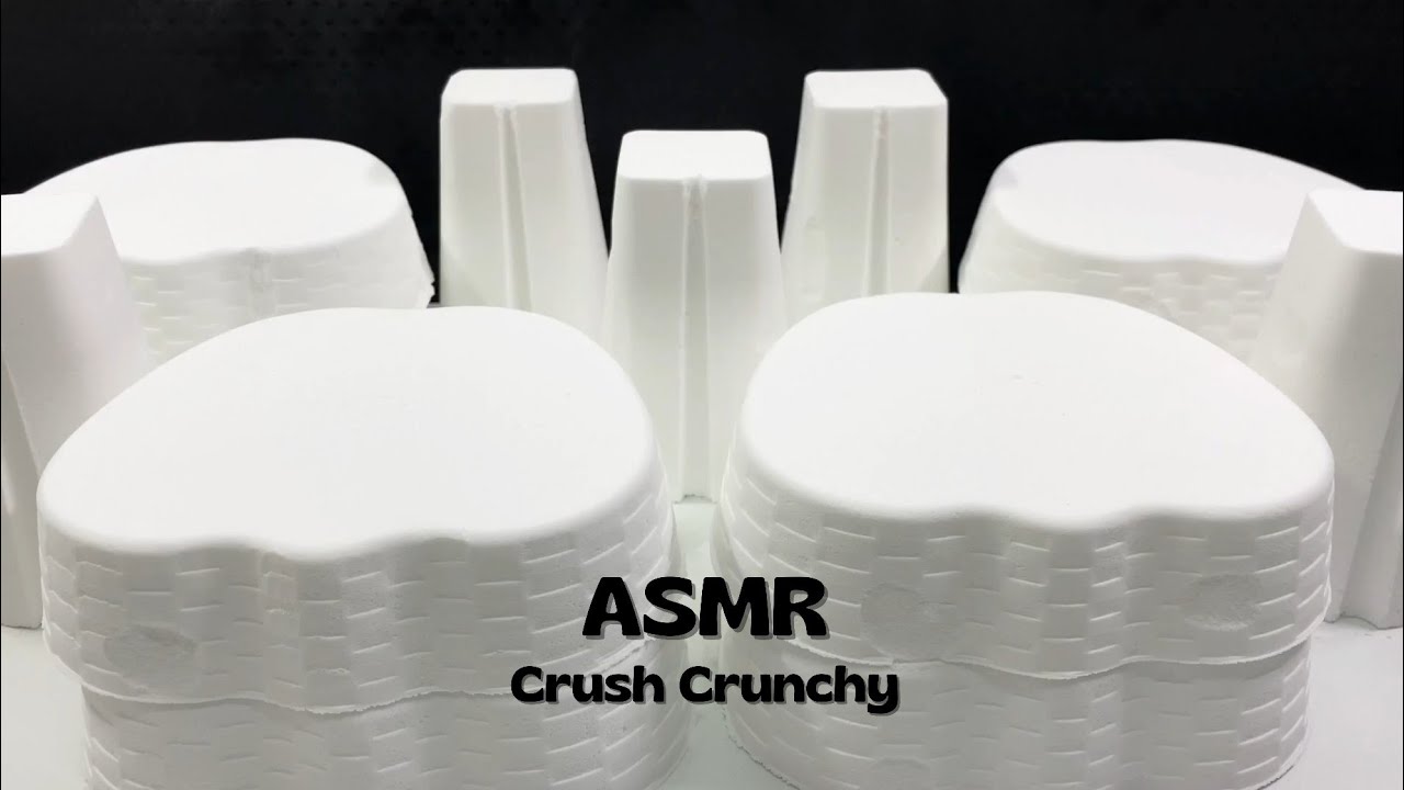 ASMR White Baking Soda Crush #asmrcrushcrunchy