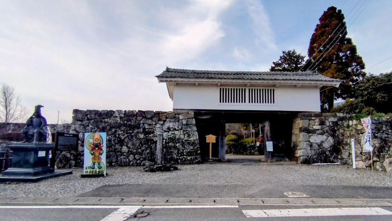 🏯#お城へgo!! 竹中氏陣屋跡①現存 櫓門(R8 2/5)11:30#岐阜県 不破郡垂井町#nhk #大河ドラマ #菅田将暉 #車中泊で日本一周 