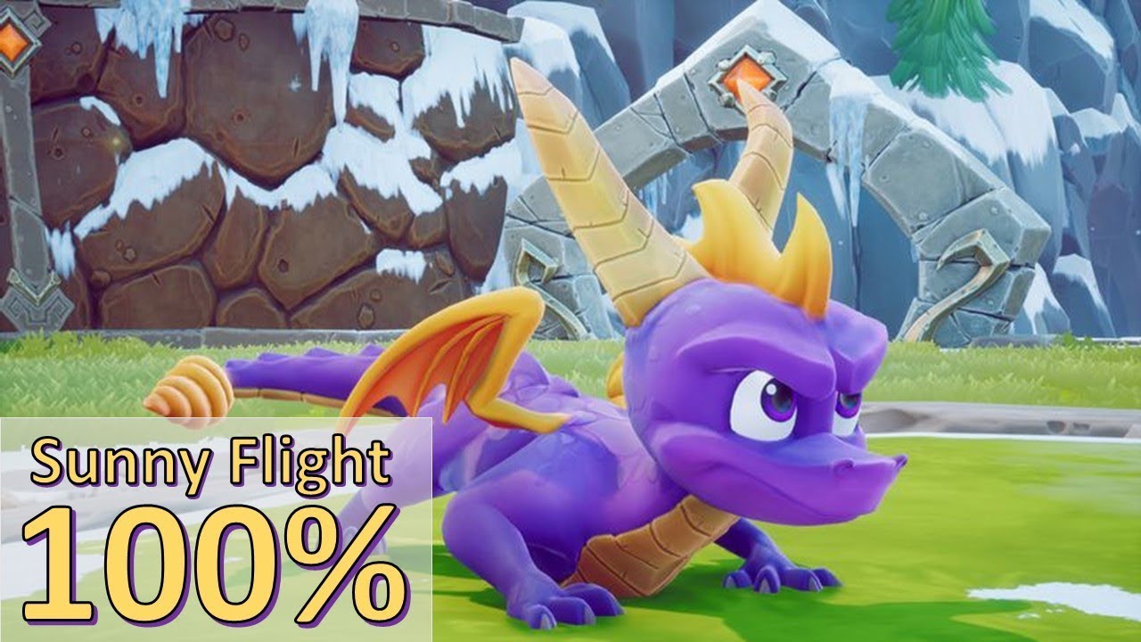 Spyro The Dragon Remastered | Прохождение Sunny Flight 100%