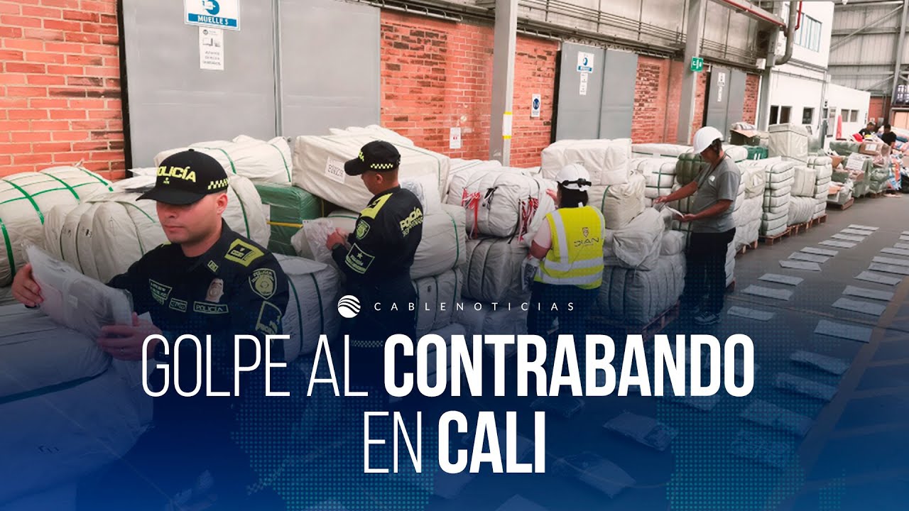 Golpe al contrabando en Cali: incautan millonario cargamento de equipos tecnológicos
