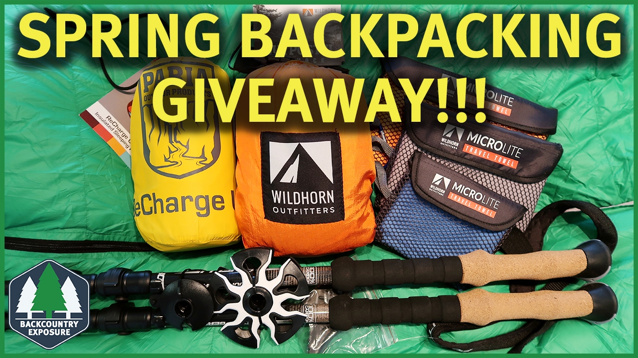 CLOSED - Spring Gear Up Giveaway - Huge Backpacking Gear Giveaway!
