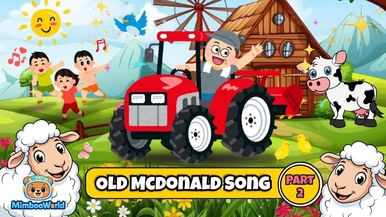 Old McDonald Had a Farm Part 2 | Animal Sounds & Fun Kids Songs