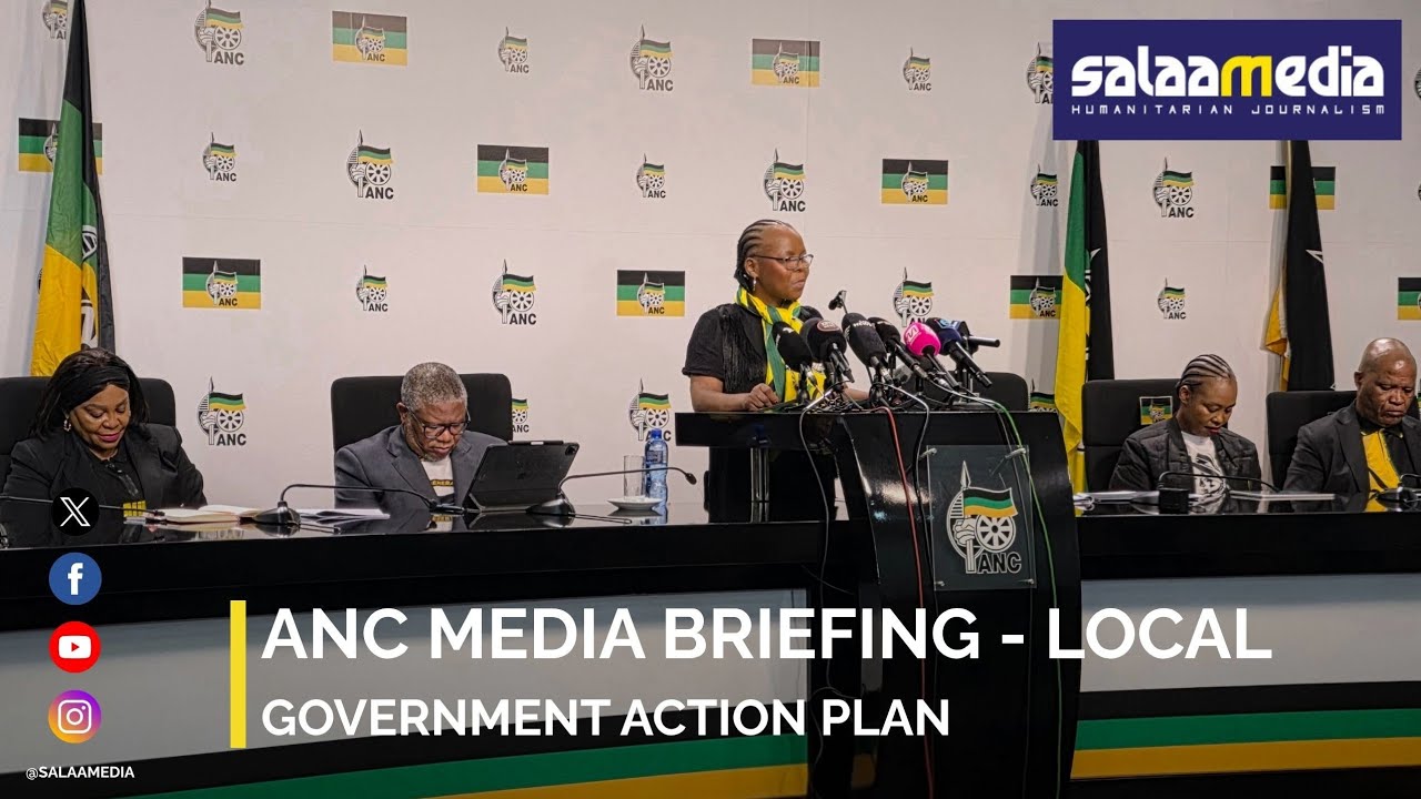 ANC MEDIA BRIEFING - LOCAL GOVERNMENT ACTION PLAN