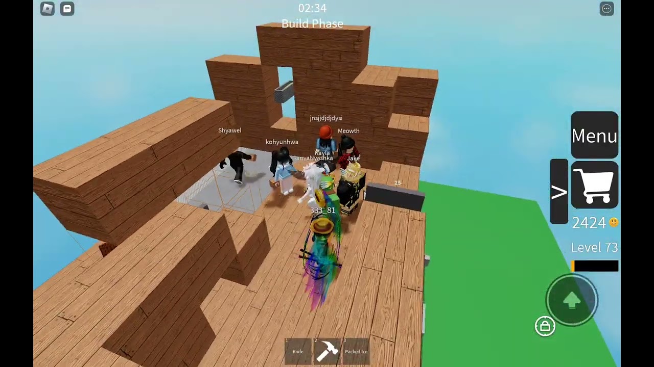 (infectious smile) build to survive!