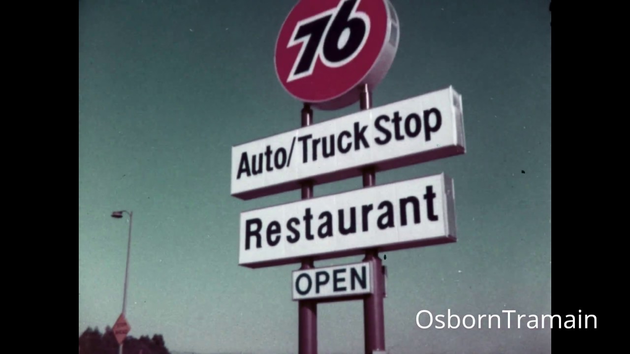 Реклама остановки Union 76 Travel Stop 1972 года &mdash; закадровый голос Кейси Касема &mdash; актёры Шэррон ...