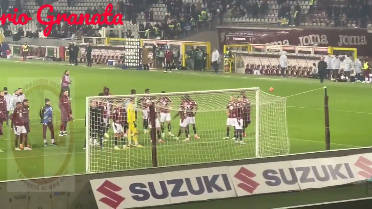 Torino dopo i 5 goal incassati Forte contestazione a fine partita #osservatoriogranata  