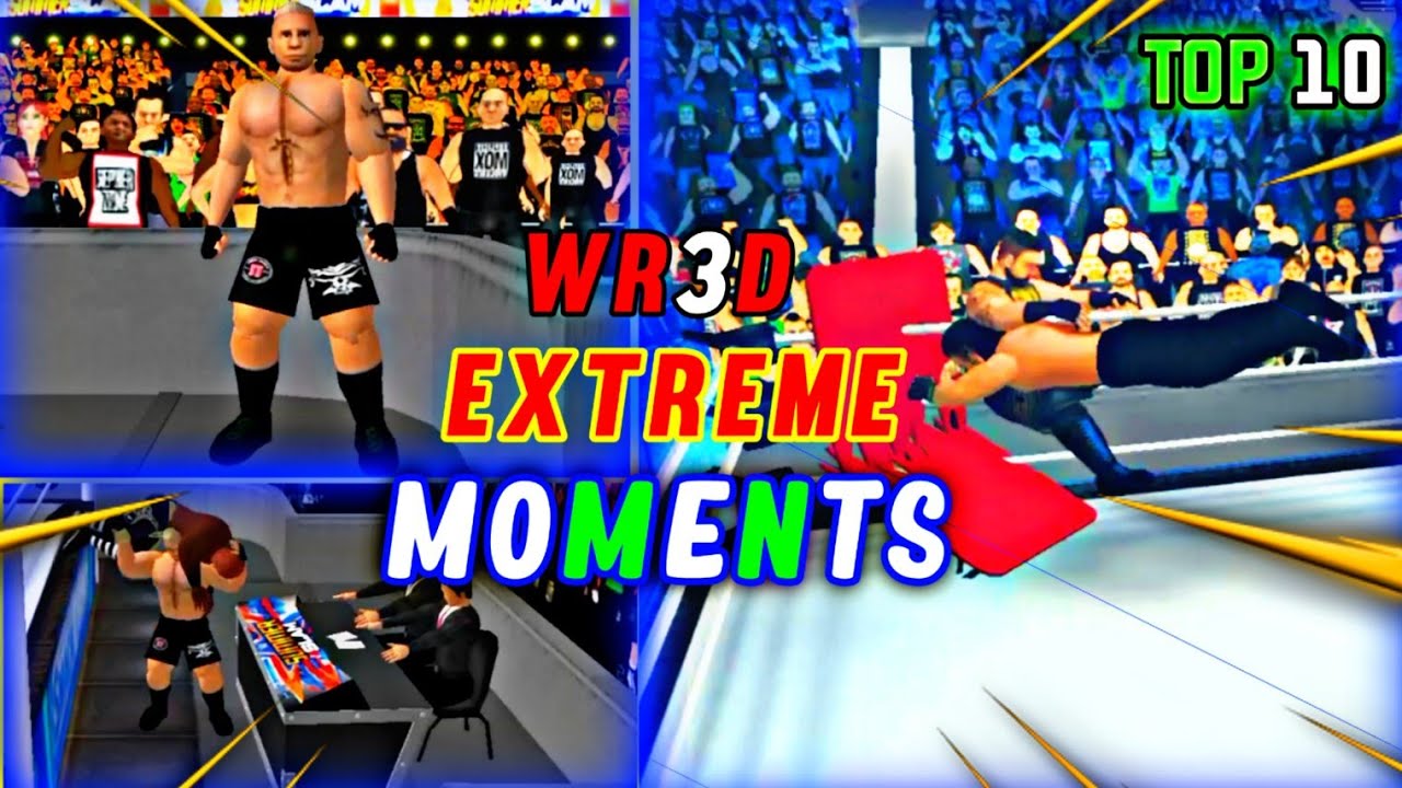 WR3D TOP 10 EXTREME MOMENTS WITH COMMENTARY || WR3D TOP 10 || EXTREME MOMENTS || WR3D 2K22