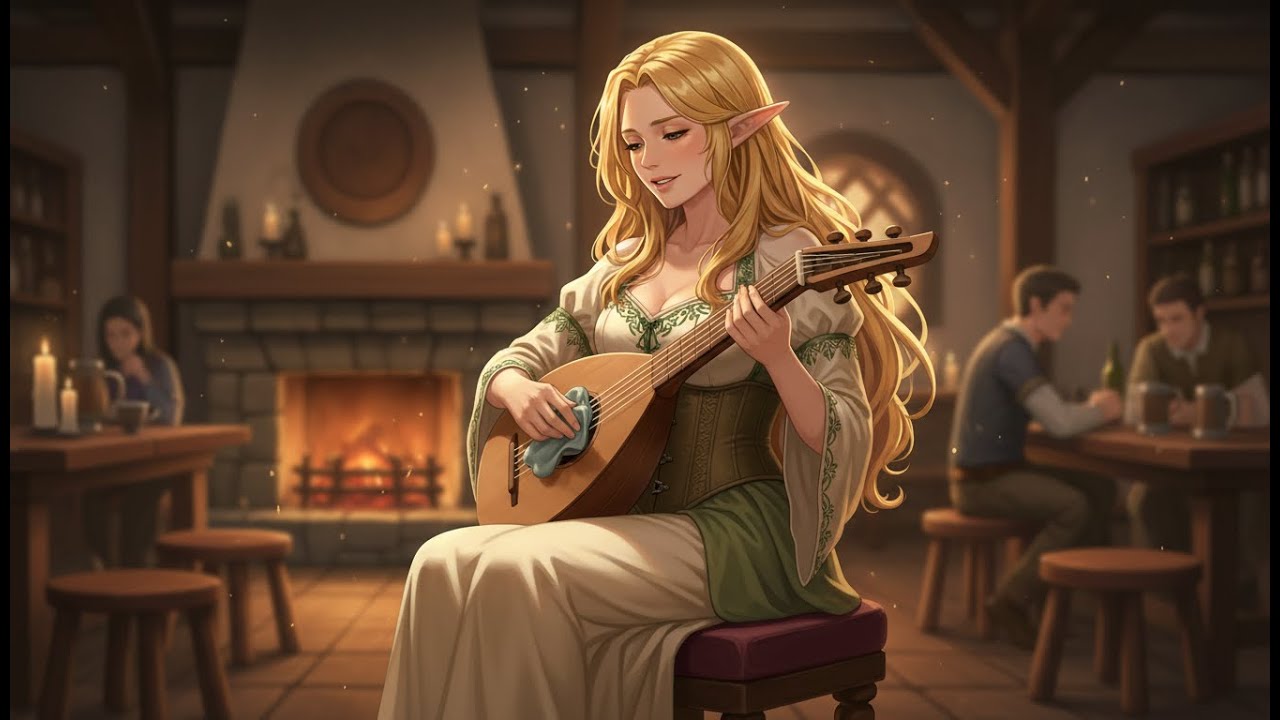 Medieval Tavern Ambience 🍻 Relax, Sleep & Study Music
