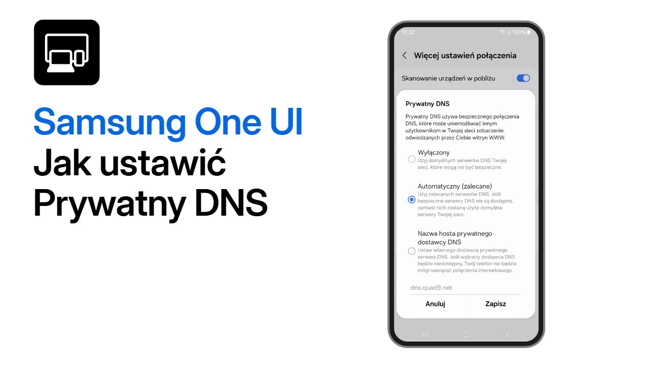 Jak ustawić Prywatny DNS w Samsung Galaxy