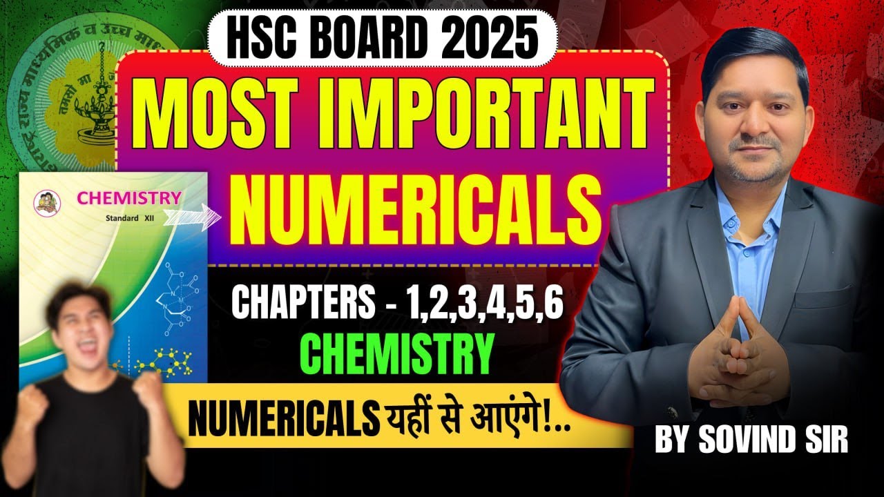Numerical - Chemistry महासंग्राम | Chemistry NUMERICALS -1, 2, 3, 4, 5 & 6 | Physical Chemistry #AAC