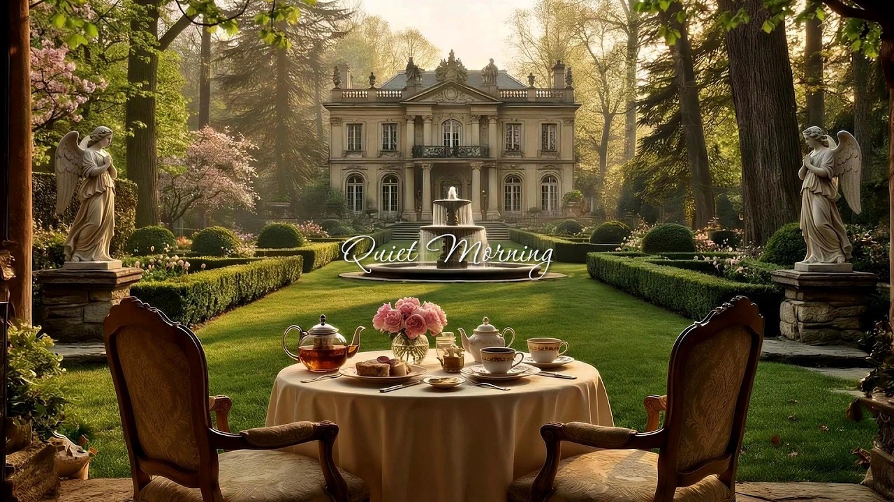 Spring Morning at the Quiet Manor |  Relaxing Piano & Strings