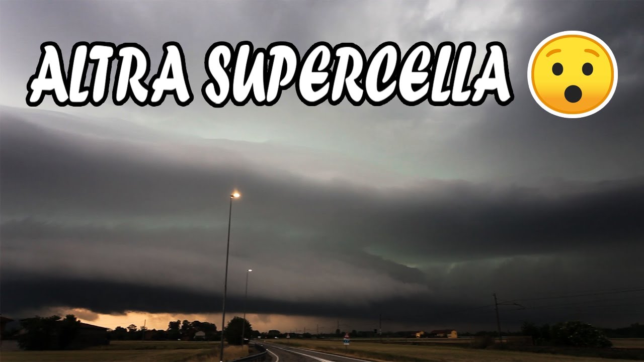 SUPERCELLA tra Torinese e Vercellese [STORMCHASING]