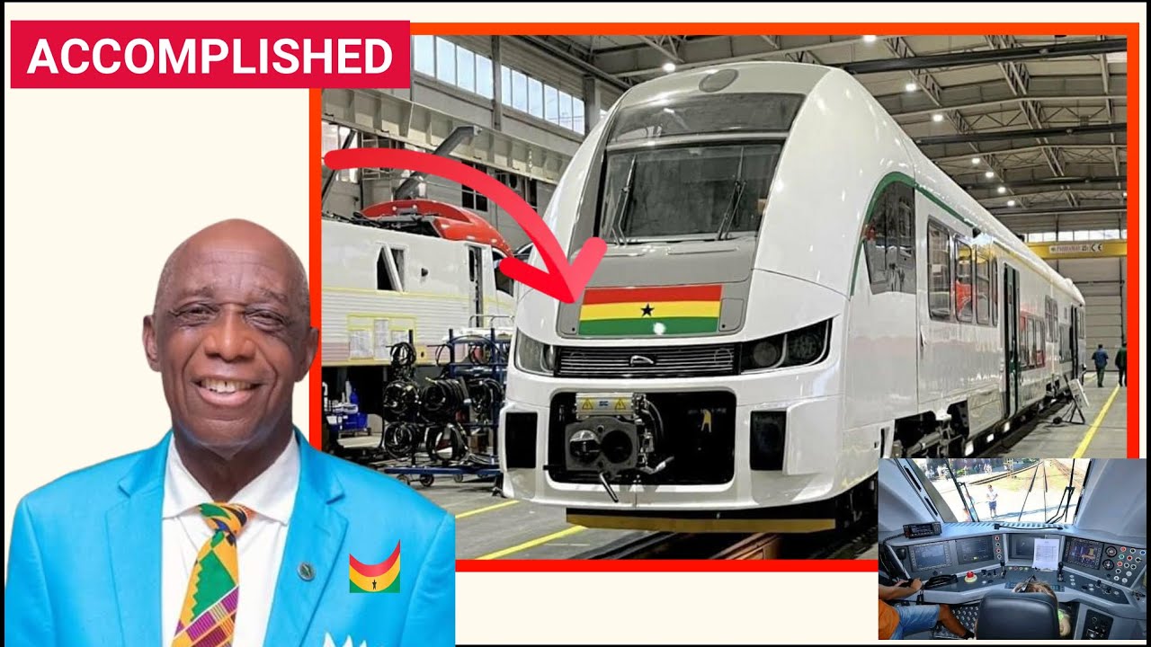 Railway Revolution in Africa! Unveiling Ghana's new modern trains